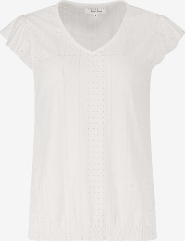 LolaLiza - Camiseta en blanco: frente