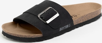 Bayton - Sapato aberto 'Sombrero' em preto: frente
