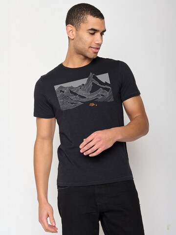 GREENBOMB Shirt 'Nature Valley' in Black