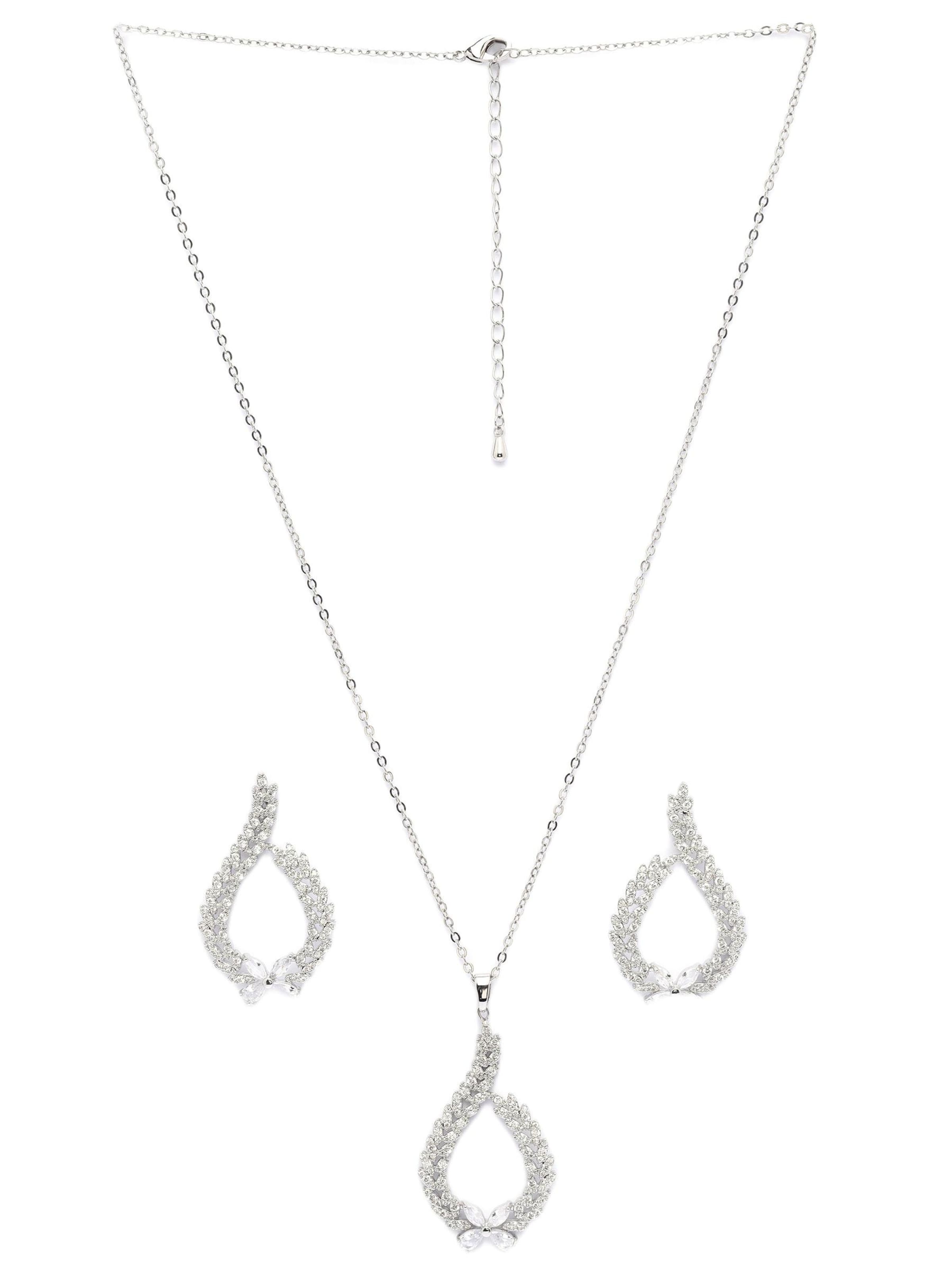 AVANT-GARDE PARIS - Conjunto de joyería 'Filipaa' en plata: frente