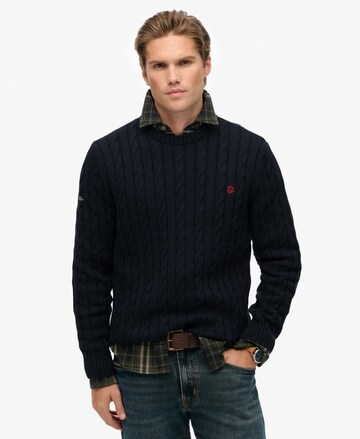 Superdry Sweater in Blue: front