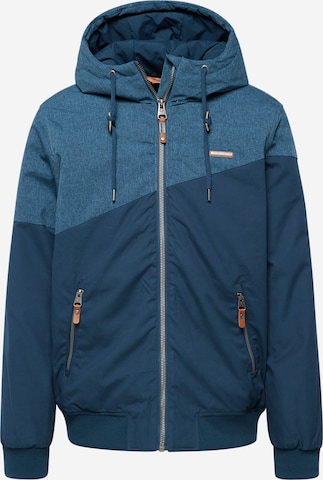 Ragwear Winter Jacket 'WINGS' in Blue: front