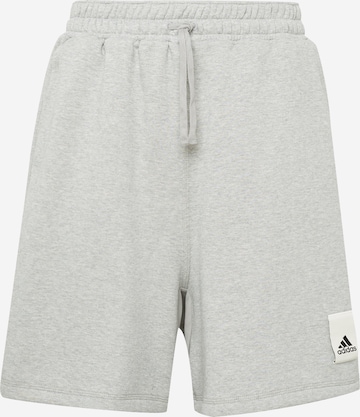 ADIDAS SPORTSWEAR Workout Pants in Grey: front
