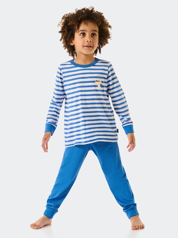 SCHIESSER Pajamas 'Natural' in Blue