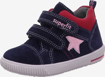 SUPERFIT - Zapatos primeros pasos 'Moppy' en azul: frente