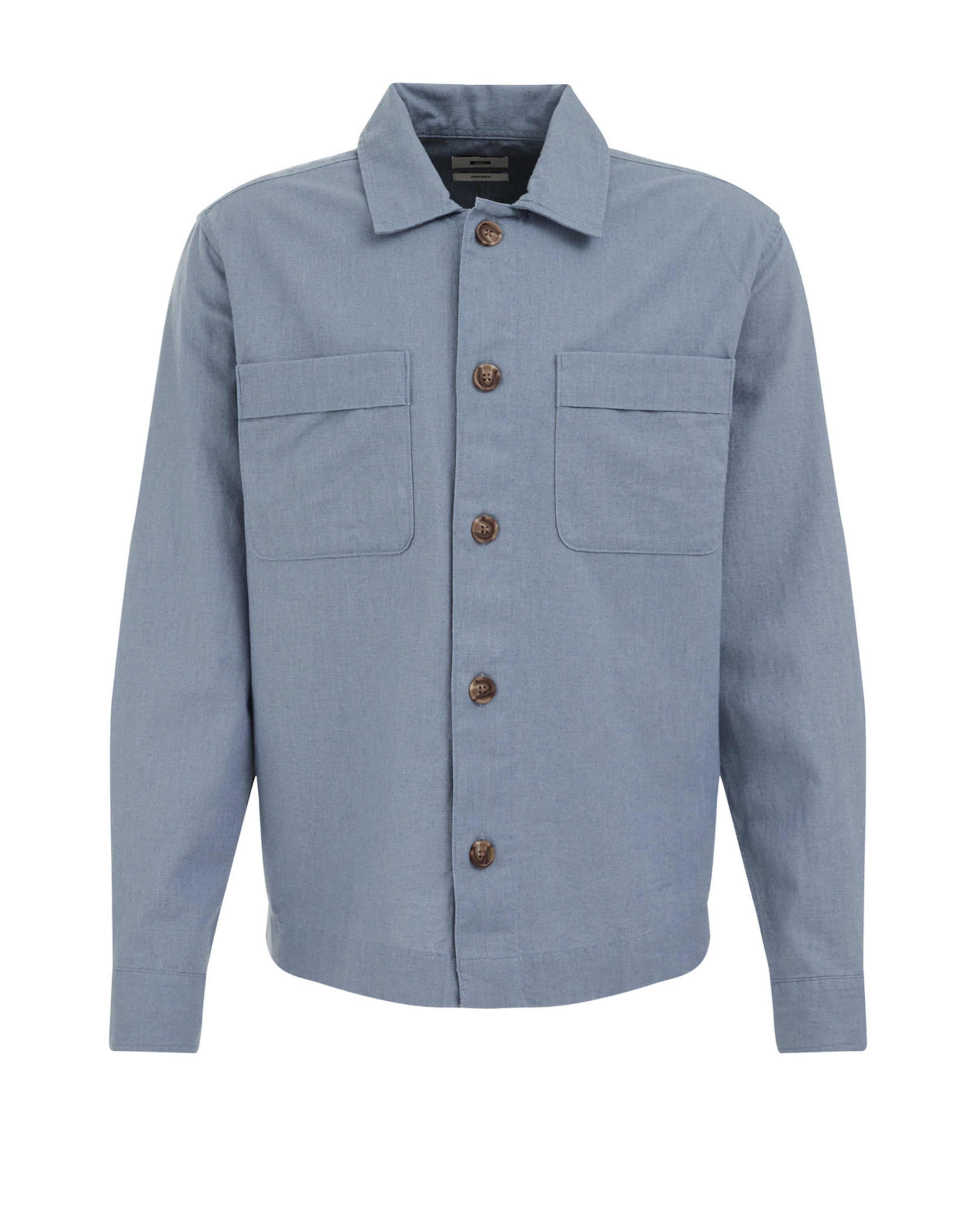 Regular fit Camicia di WE Fashion in blu: frontale