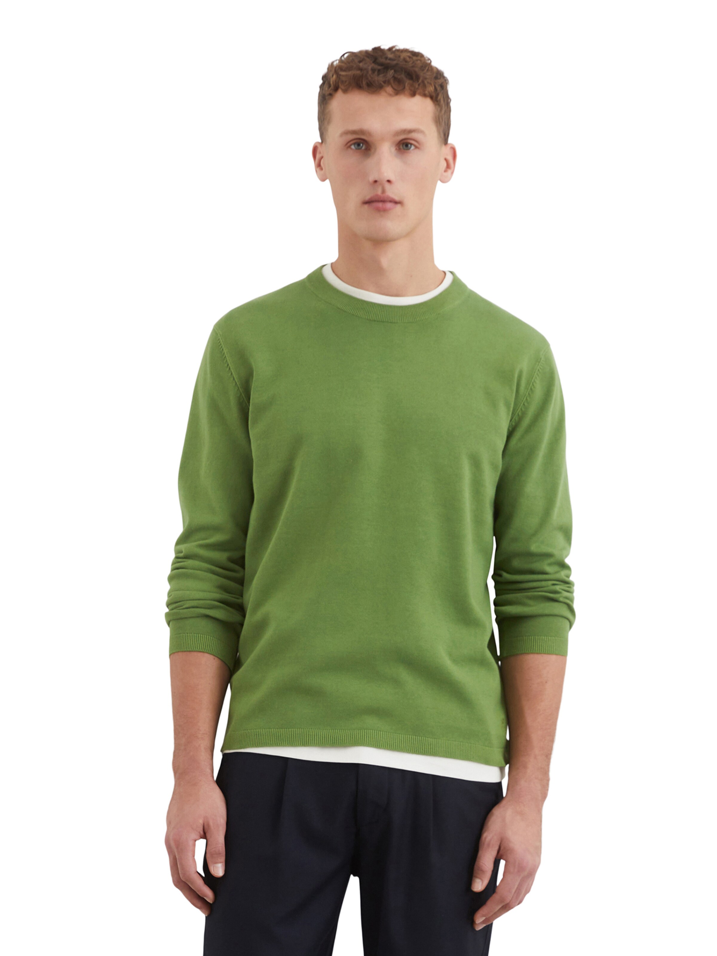 Pull-over Marc O'Polo en vert : devant