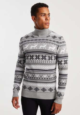 Leif Nelson Norwegerpullover in Grau