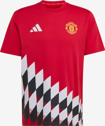 raudona ADIDAS PERFORMANCE Triko 'MUFC': priekis