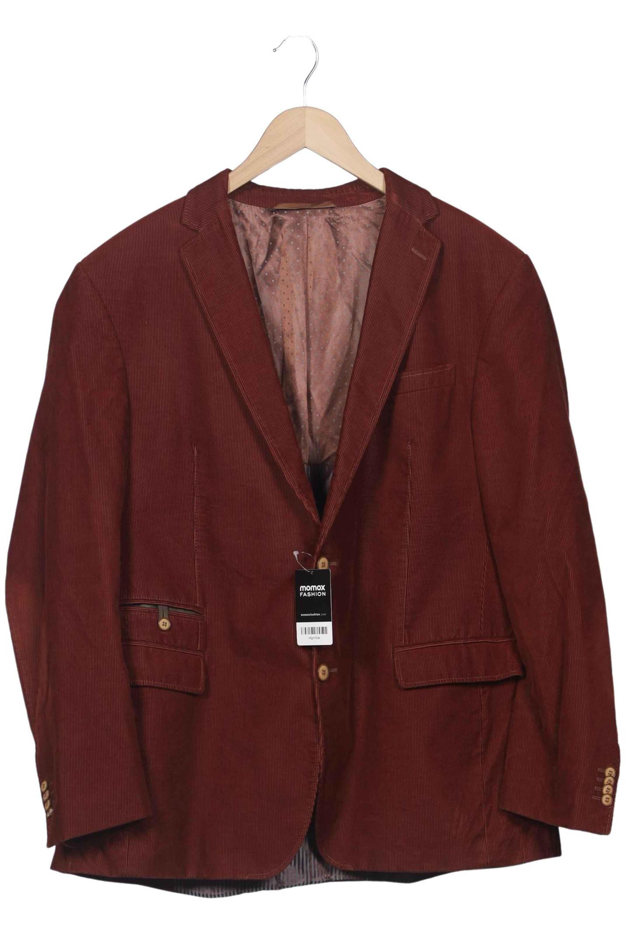 CARL GROSS Suit Jacket in XXL in Red: front