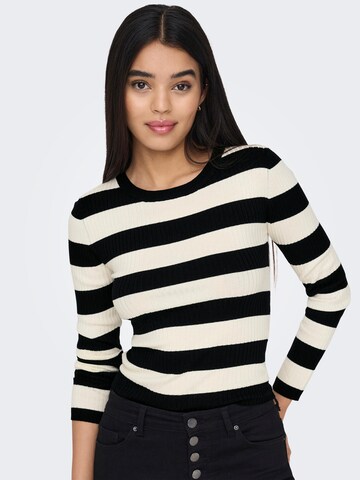 JDY Sweater 'JDYPlum' in Black: front