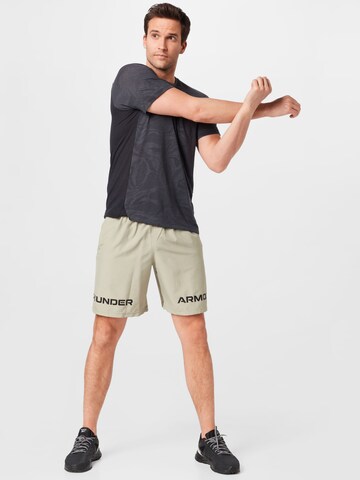 UNDER ARMOUR Regular Sports trousers in Beige