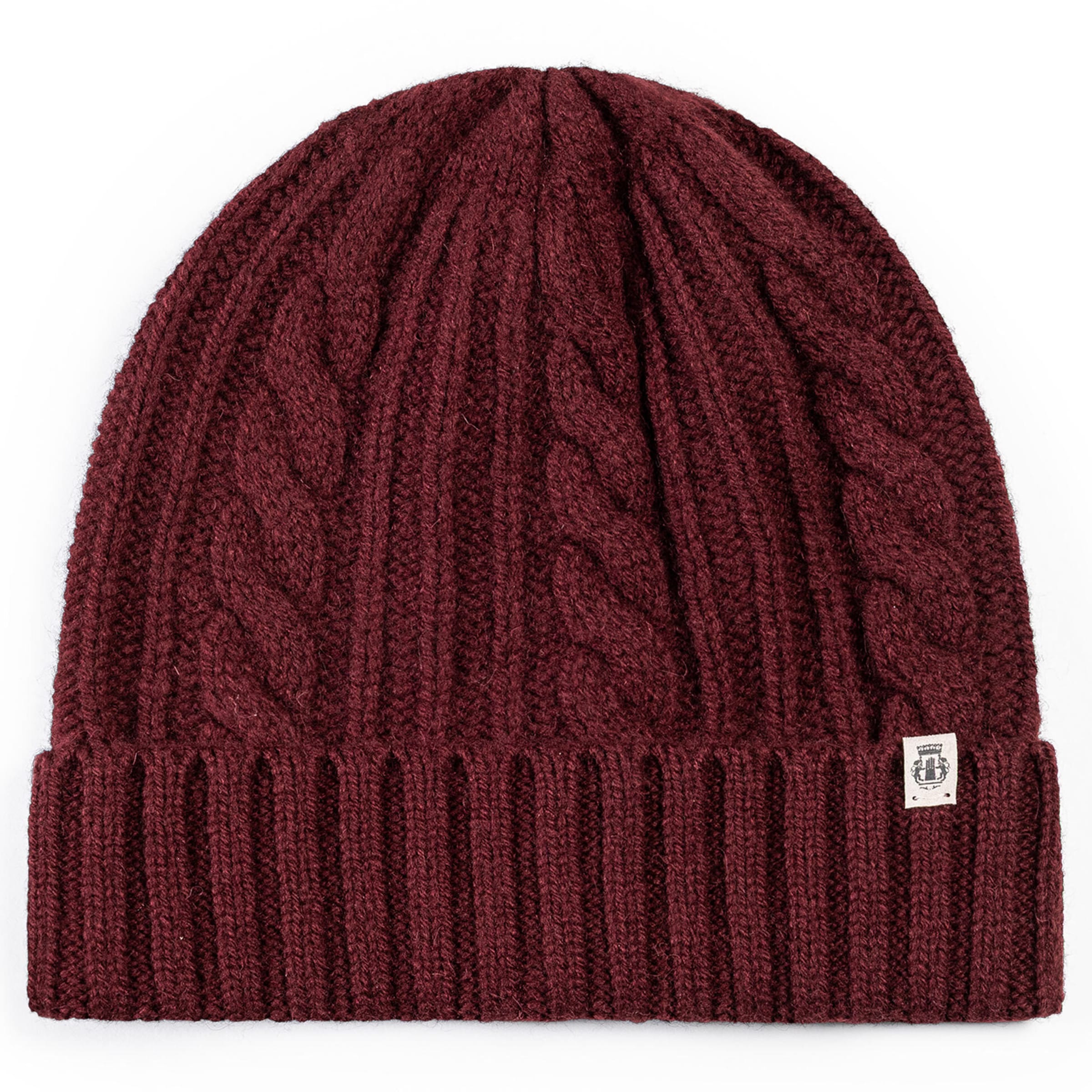 Berretto 'CABLED CHARM' di Roeckl in rosso: frontale