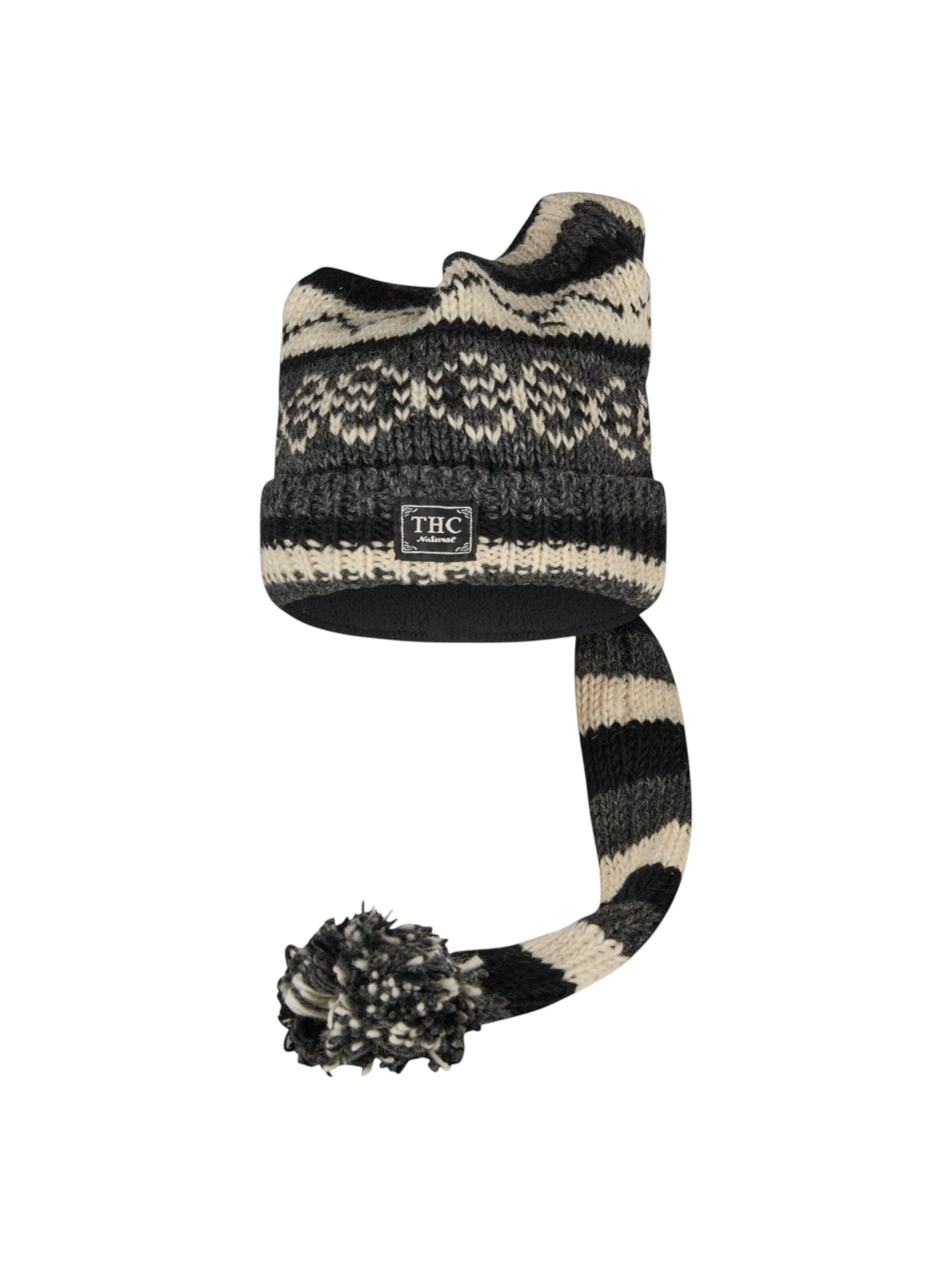 THC Natural Line Beanie 'THC  511' in Mixed colors: front