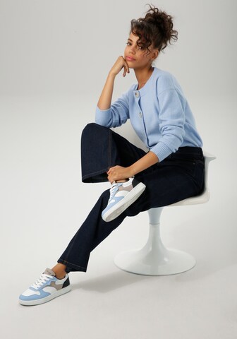Aniston CASUAL Strickjacke in Blau