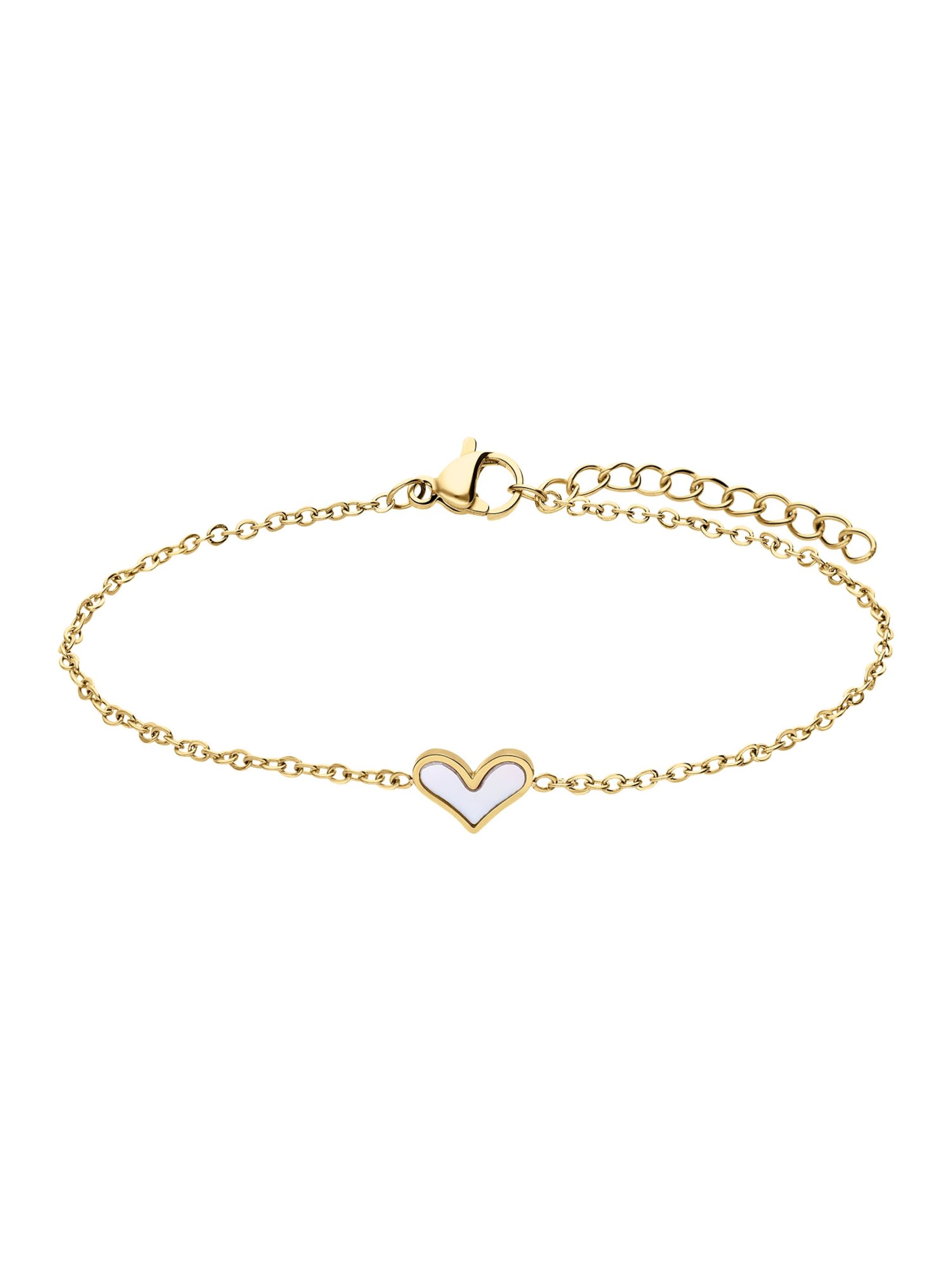 Lucardi Armband 'Geschenkkarte' in gold, Produktansicht