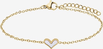 Lucardi Bracelet 'Geschenkkarte' in Gold: front