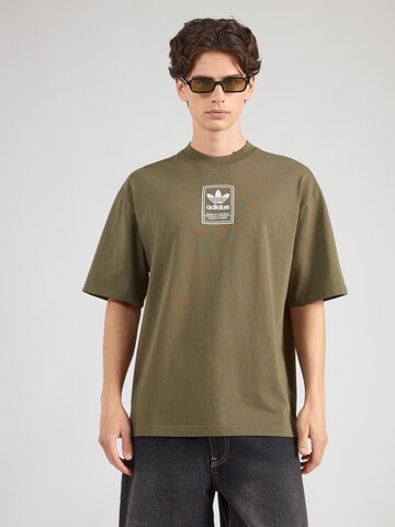 ADIDAS ORIGINALS Póló - zöld: elől