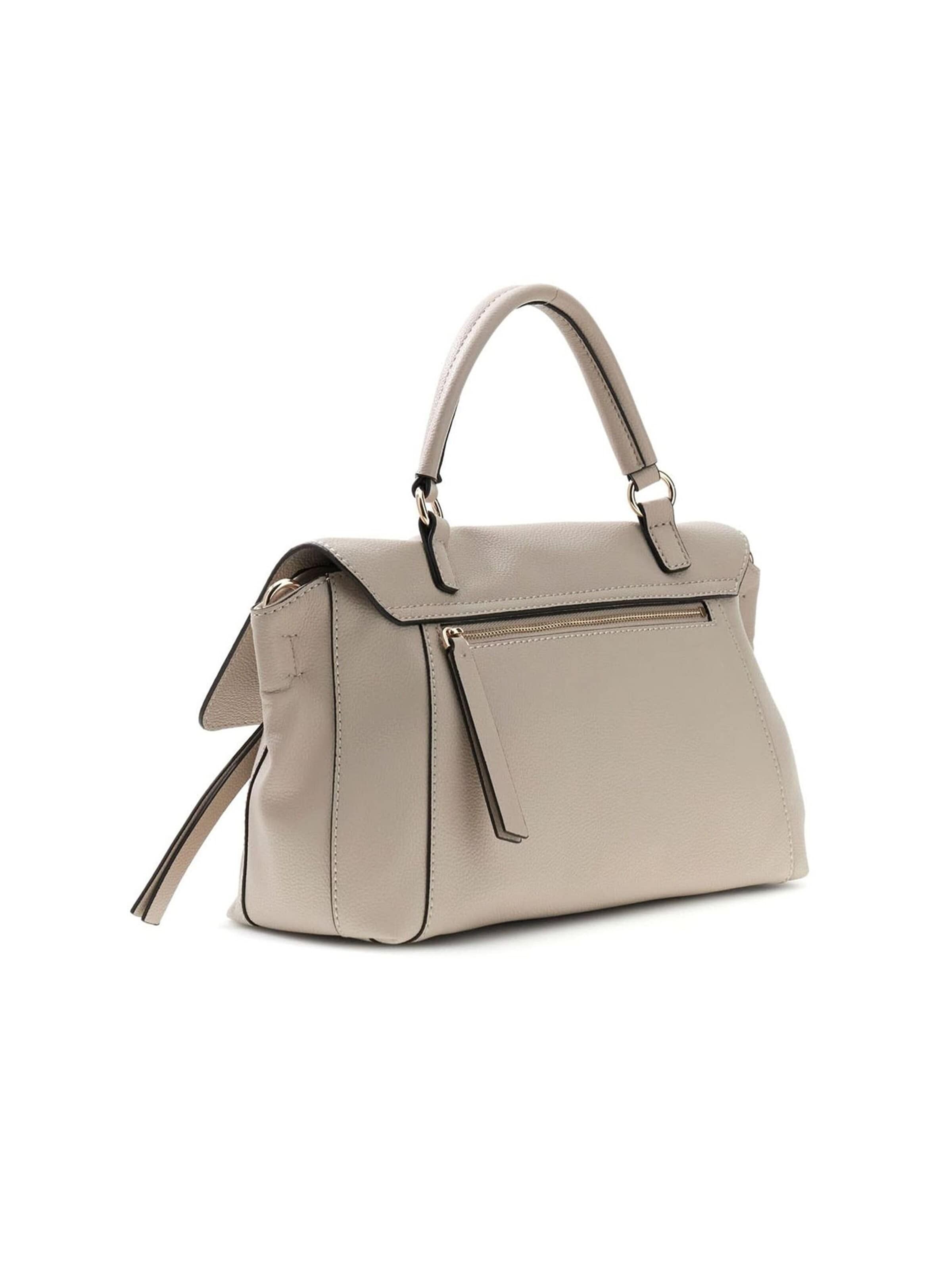 GUESS Handtasche 'Devon Top Handle Flap'‌‌‌ in Grau