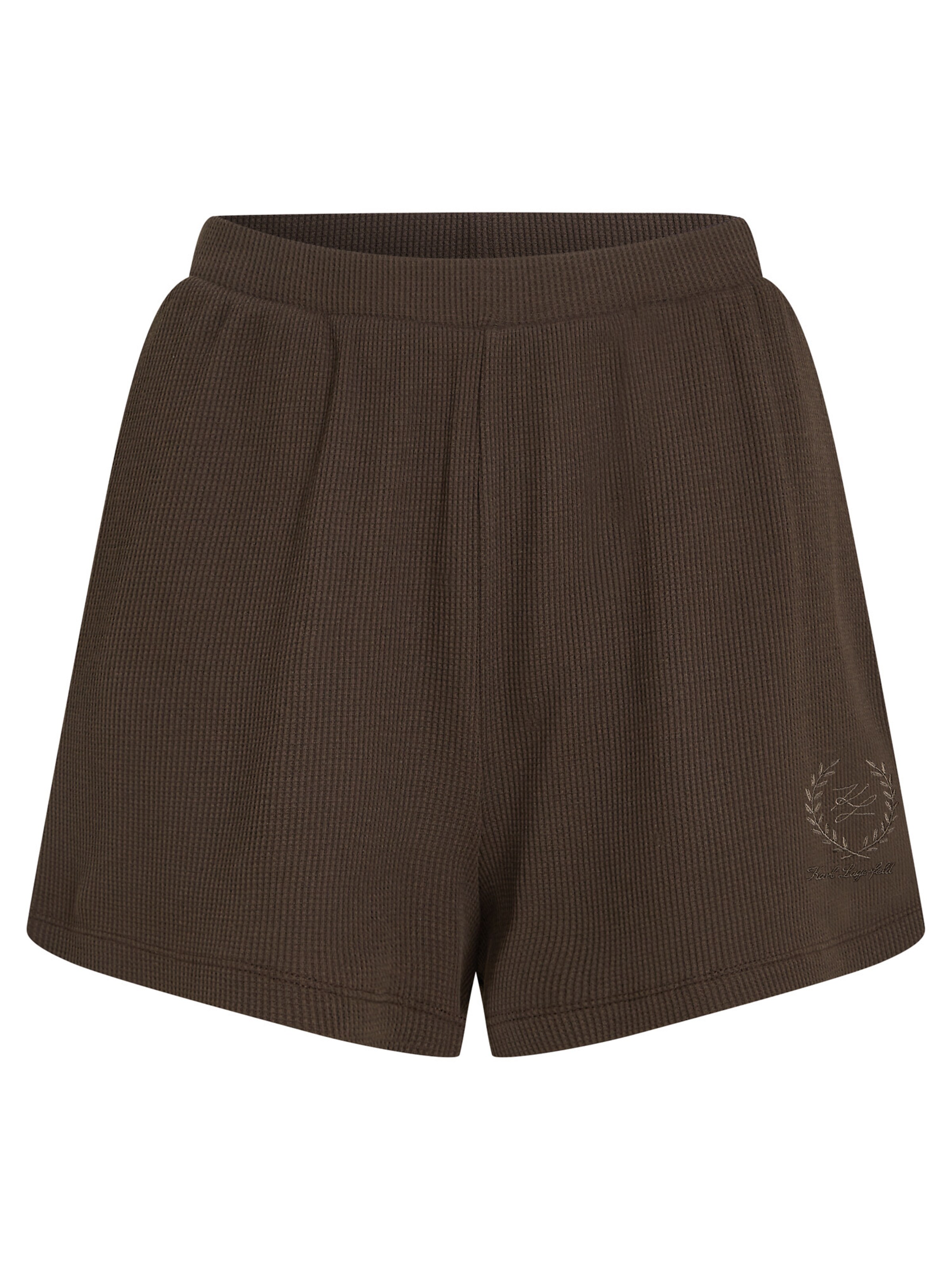 Karl Lagerfeld Štandardný strih Nohavice 'Crest' - Hnedá: predná strana
