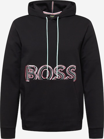 BOSS Sweatshirt 'Soody' in Black: front