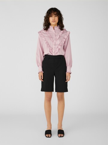 Wide leg Pantaloni 'Lisa' di OBJECT in nero