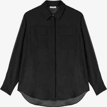 MOTIVI Shirt in Zwart: voorkant