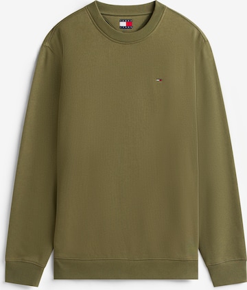 Sweat-shirt Tommy Jeans en vert : devant