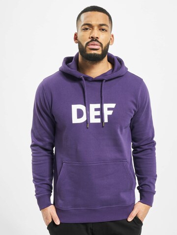 Sweat-shirt 'Mitarbeiter' DEF en violet