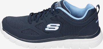 SKECHERS Låg sneaker 'Burns Agoura' i blå