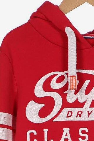Superdry Sweatshirt & Zip-Up Hoodie in S in Red