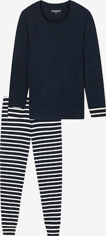 Pyjama 'Casual Essentials' SCHIESSER en bleu : devant