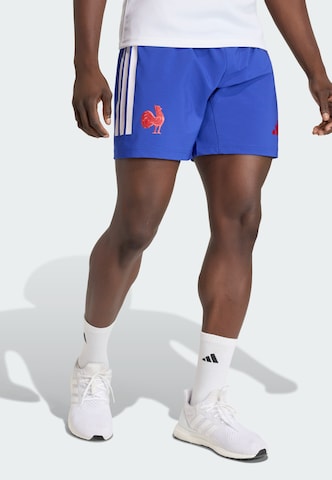 Regular Pantalon de sport 'Frankreich' ADIDAS PERFORMANCE en bleu : devant
