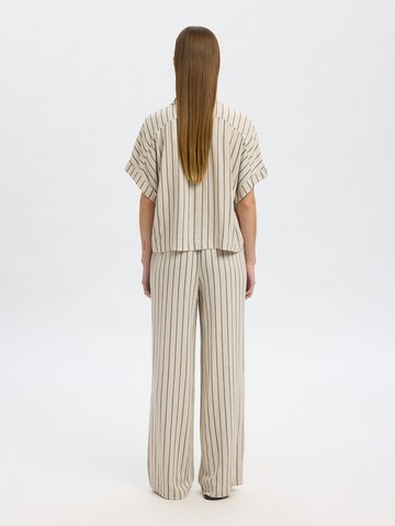 SELECTED FEMME Bluse 'SLFViva' i beige