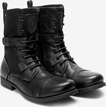 Kazar Boots med snörning i svart