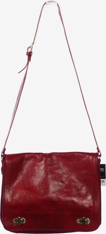 Vera Pelle Handtasche gross Leder One Size in Rot: predná strana