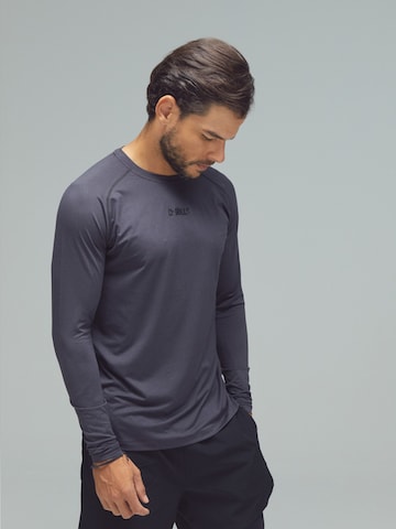 DRILLS Apparel Sportsweatshirt 'XFUNCTION Longsleeve Tee'‌‌‌‌‌‌ in Grau