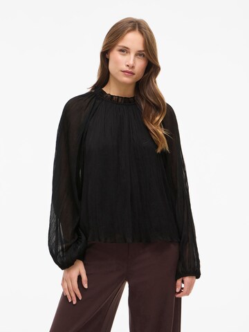 VILA Shirt 'EMIRA' in Black: front