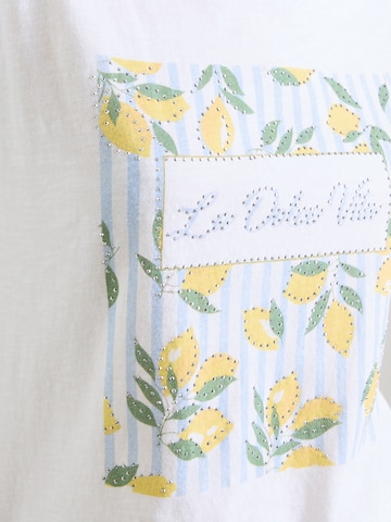 Hailys - Camisa 'Sv44enja' em branco