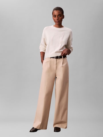 Calvin Klein Jeans Πουλόβερ σε λευκό