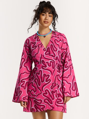 Shiwi Jurk 'Janelle' in Roze: voorkant