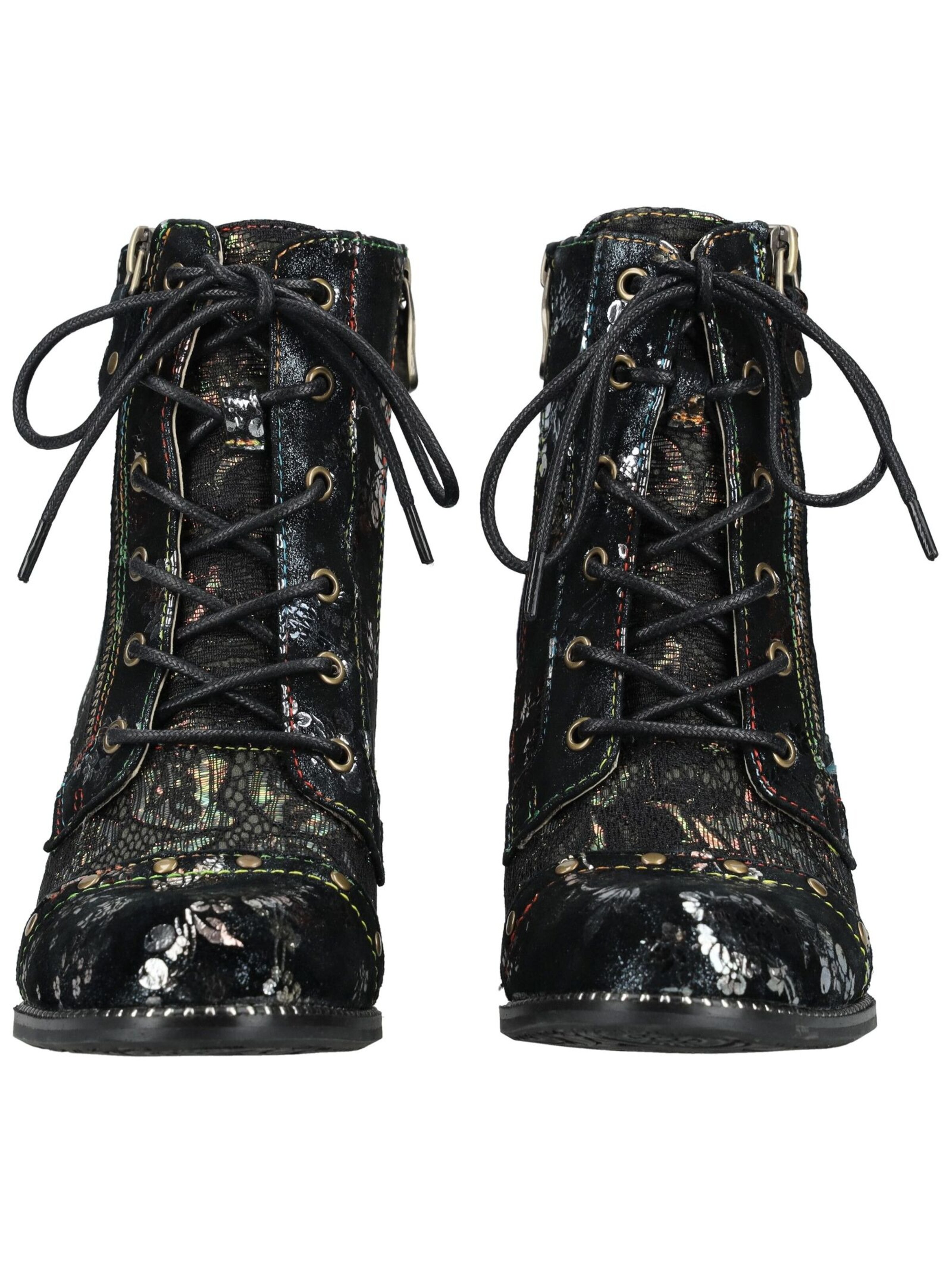 Bottines à lacets Laura Vita en noir