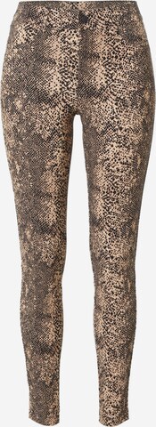 Skinny Pantalon 'NALA' VERO MODA en marron : devant