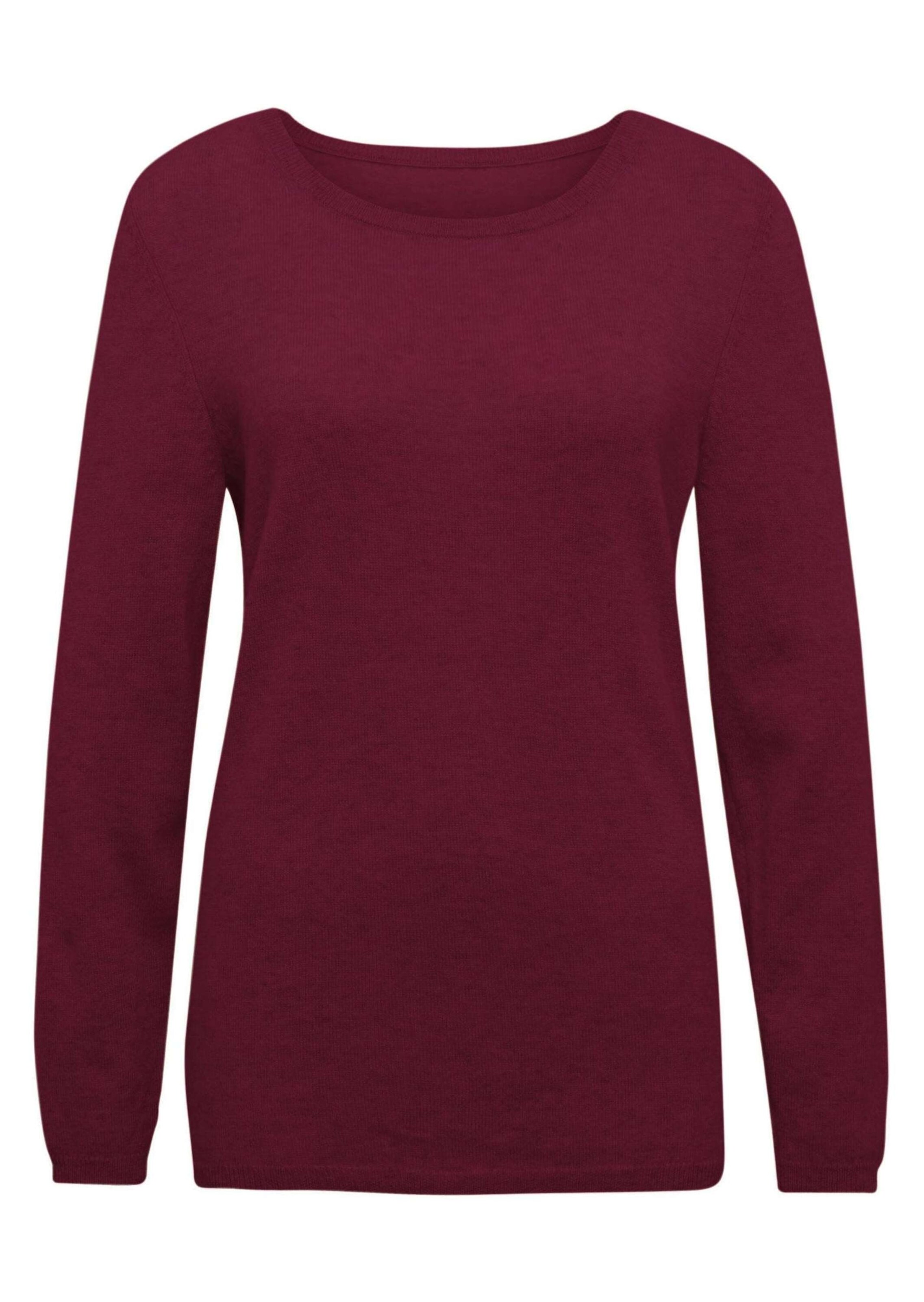Goldner Pullover in Rot: Vorderseite