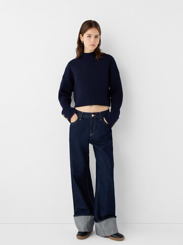 Pull-over Bershka en bleu