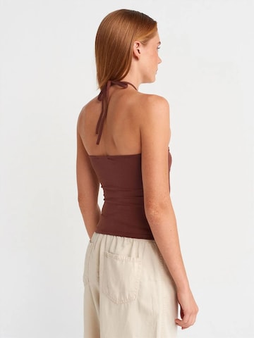 Dilvin Blouse in Brown