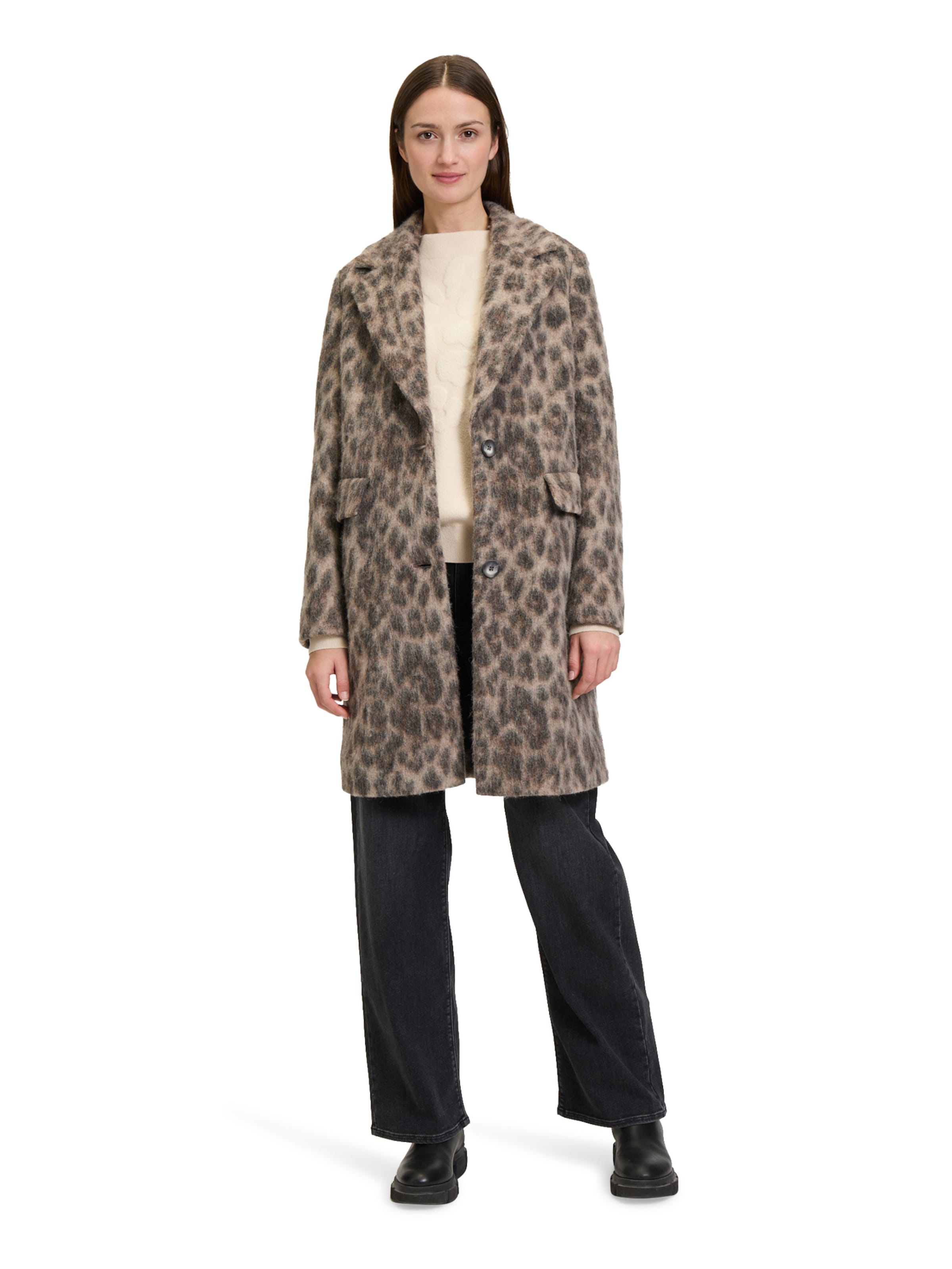 Betty & Co Winter Coat in Brown