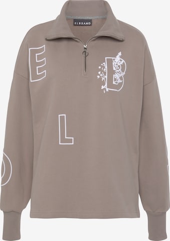 Elbsand Sweatshirt i beige: framsida