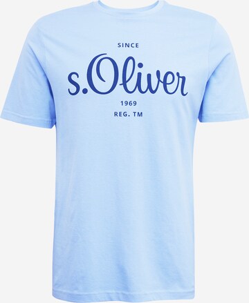 T-Shirt s.Oliver en bleu : devant