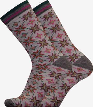 UphillSport Socken 'AUTUMN STAR' in Grau: predná strana